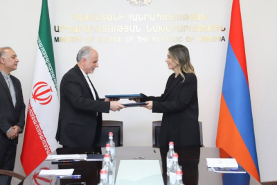 Հայաստանի և Իրանի արդարադատության նախարարները փոխըմբռնման հուշագիր են ստորագրել
