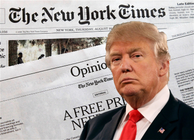 Թրամփը դատական հայց է ներկայացրել New York Times-ի դեմ