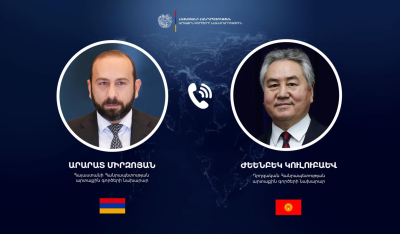 Ղրղզստանի ԱԳ նախարարը շնորհավորել է Միրզոյանին Վաշինգտոնյան համաձայնությունների կապակցությամբ