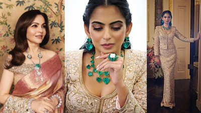 Հնդկաստանի ամենահարուստ մարդու կինն ու դուստրը Լոնդոնի Վարդագույն պարահանդեսի հյուրերին կուրացրել են հսկայական ադամանդներով