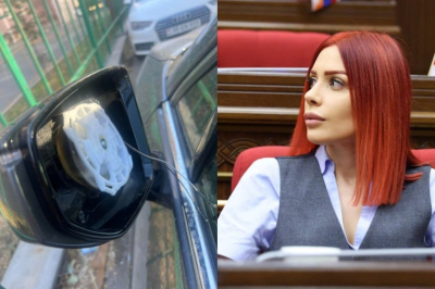 Թալանել են Ագնեսա Խամոյանի ավտոմեքենան
