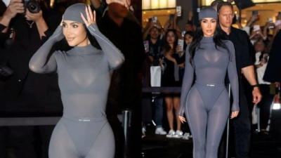 Քիմ Քարդաշյանը հիացրել է Նյու Յորքում Skims x Nike հավաքածուի շնորհանդեսին՝ թափանցիկ կոմբինեզոնով