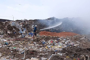 Նուբարաշենի աղբավայրում հրդեհաշիջման աշխատանքները շարունակվում են․ ՆԳՆ