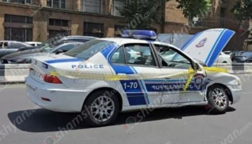 Հյուսիսային պողոտայում ոստիկանական ավտոմեքենա են առևանգել և վթարի ենթարկվել