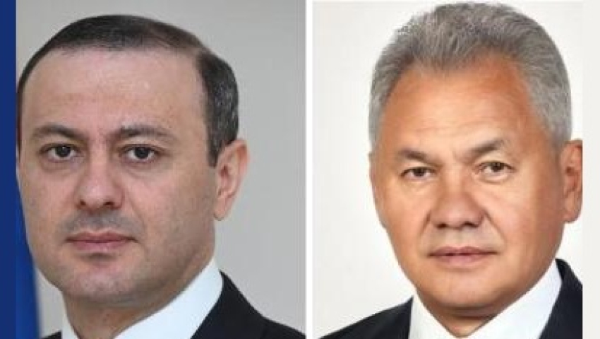 Արմեն Գրիգորյանը հեռախոսազրույց է ունեցել ՌԴ ԱԽ քարտուղար Սերգեյ Շոյգուի հետ