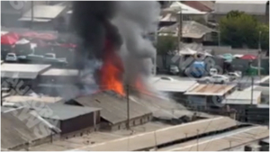 Մալաթիա տոնավաճառի կոշիկի պահեստում հրդեհ է բռնկվել