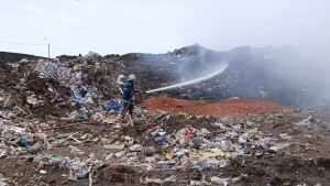 Նուբարաշենի աղբավայրում բռնկված հրդեհը մեկուսացվել է