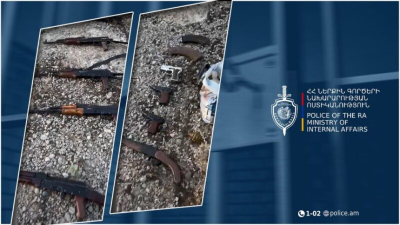 Շիրակում հայտնաբերվել են ինքնաձիգեր, ատրճանակներ ու հրացաններ