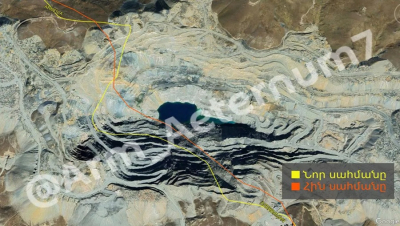 Google Maps-ը Սոթքի հանքի հատվածում փոխել է սահմանը հօգուտ Ադրբեջանի